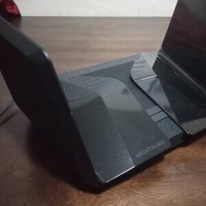 NETGEAR Nighthawk Tri-Band AX12 12-Stream Wi-Fi 6 Router RAX200 - tested Working